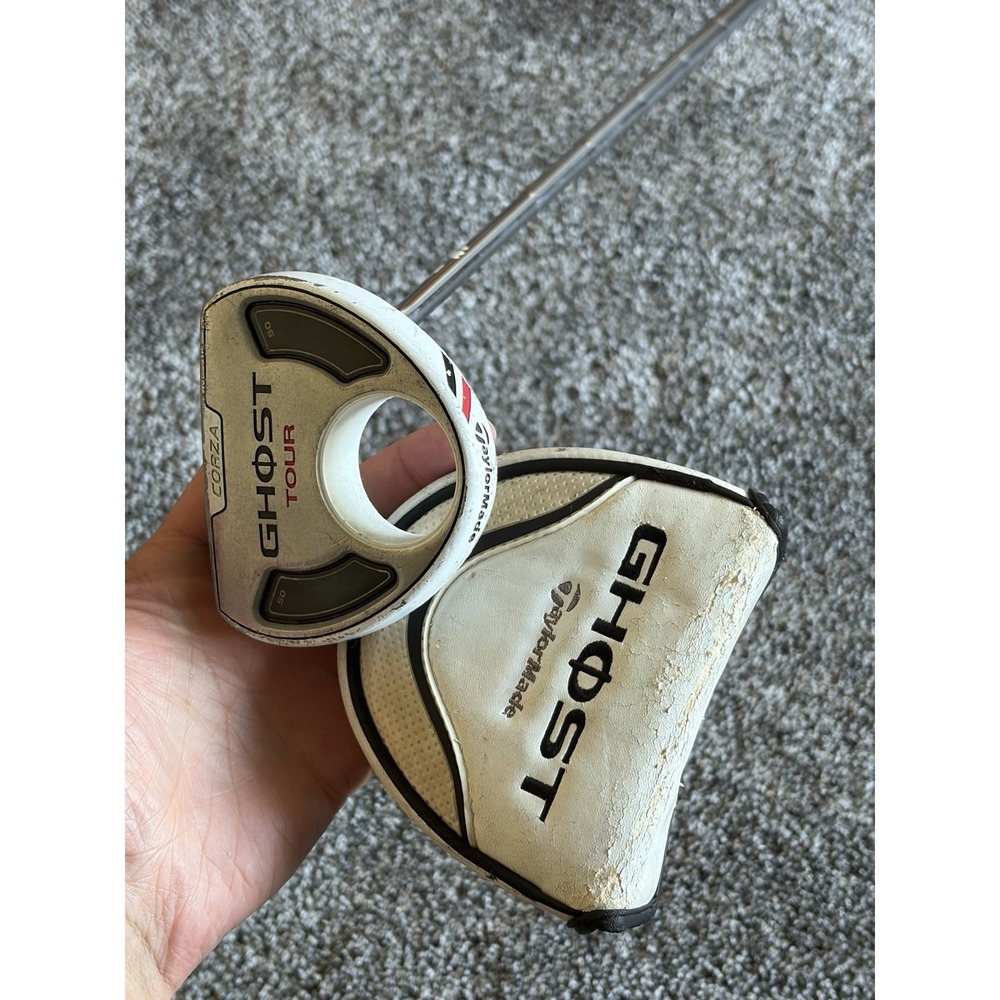 Taylormade Ghost Corza 35 Inch Putter Right Handed Golf Club With Headcover